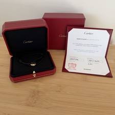 Authentic Cartier Trinity 18K Gold Cord Bracelet + Certificate & Invoice 