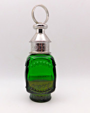 Avon Green Glass Whale Lamp Vintage Aftershave Bottle