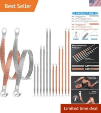 Universal Engine Ground Straps - 10/15/20 Inch Kit with High Conductivity Design