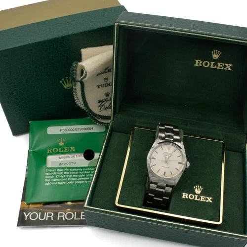 Men's Rolex OP Air-King 34mm Ref.#5500 w/Box & Certificate W223410-1