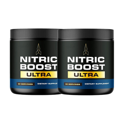 (2-Pack) Nitric Boost Ultra Powder - Nitric Oxide Powder Energy Support Formula