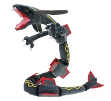Anime Black Shiny Rayquaza 30" Plush Toy Dragon Stuffed Animal Doll Gift