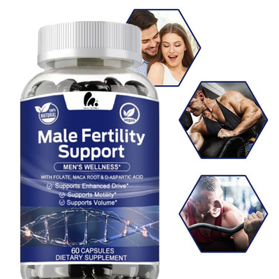 Supporting male fertility   fat loss and muscle building 60 Capsules NEW