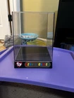 Official Ty Beanie Babies Display Case Clear Acrylic Black Base Vintage 90s Case