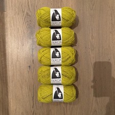 Rosa Pomar Beiroa verde 100% lana, COR: 595, 5 totali nuovi