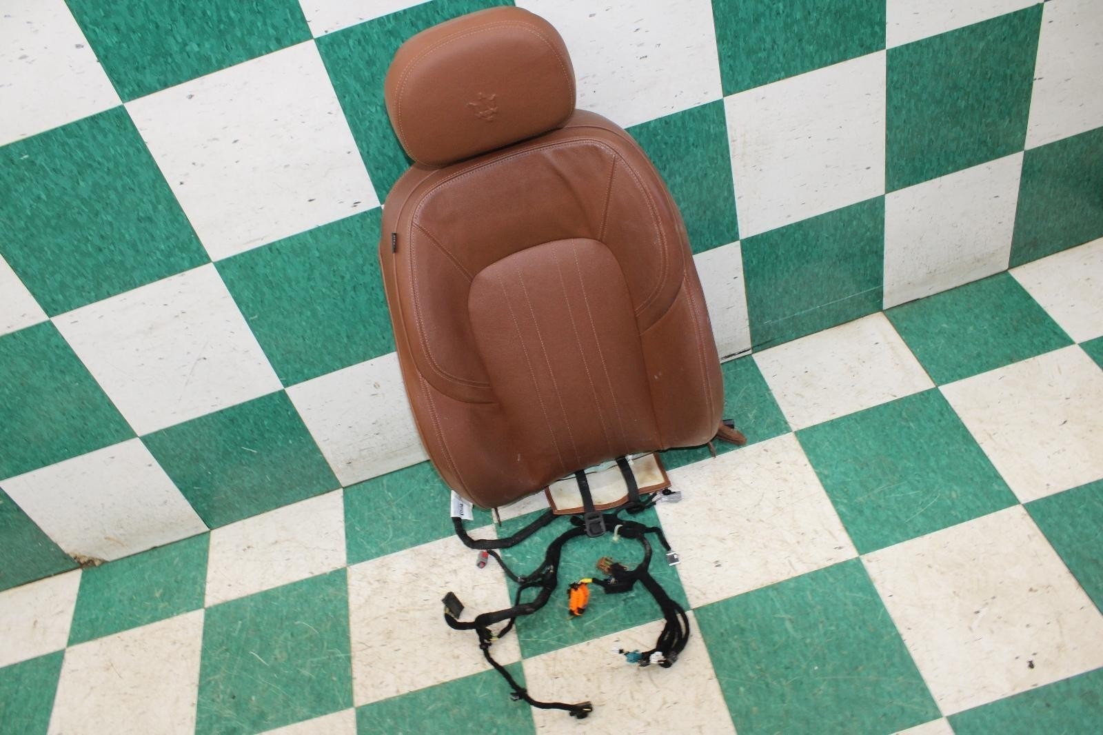 Maserati Ghibli 2014-2022 Front Right Upper Seat back Brown