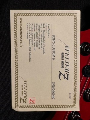 ATELIER Z BOH Custom Beta6 BABYMETAL 6-String | eBay