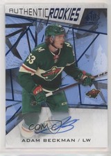 2021 Upper Deck SP Game Used Authentic Rookies Blue Adam Beckman #131 Auto 7i2