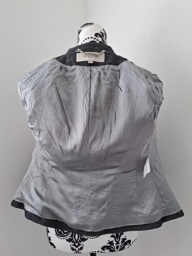 Blazer Karen Millen Mezcla Lana Talla 10 Reino Unido Como Nuevo - Imagen 7 de 8