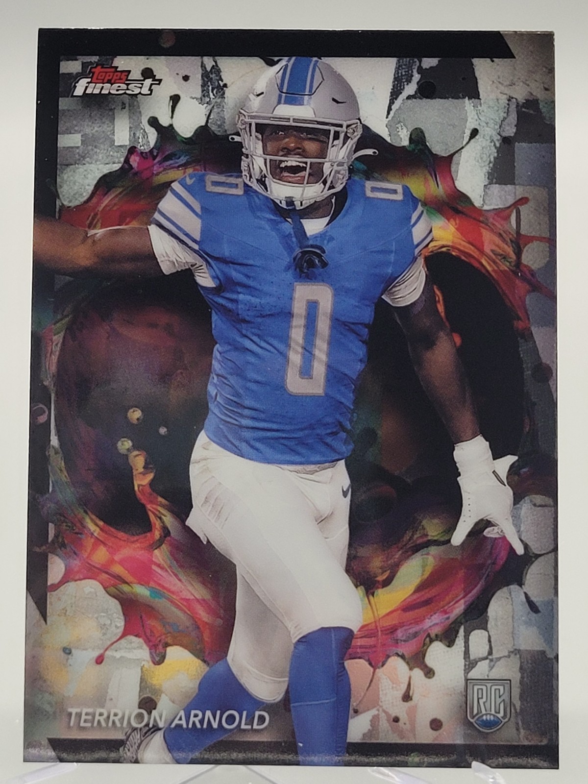 Terrion Arnold Topps Finest #291 Base