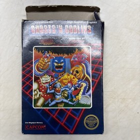 Ghosts 'n Goblins (Nintendo Entertainment System, 1986) NES Box, Manual, Tray, 