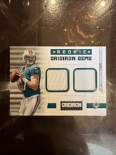 2012 Panini Gridiron Gems Combo Materials /249 Ryan Tannehill #317 Rookie RC