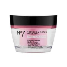 No7 Restore & Renew Face & Neck Multi Action Night Cream 1.69 fl oz - Imperfect