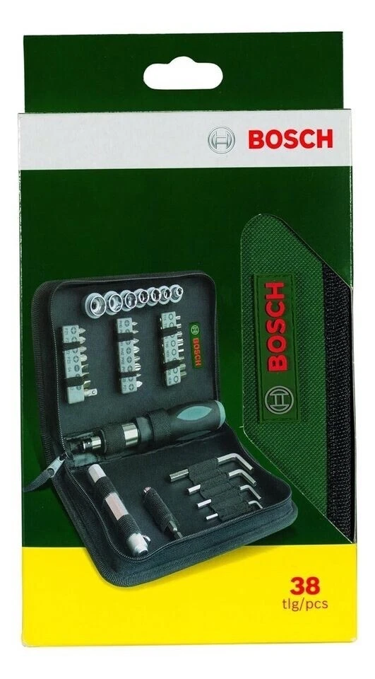 Bosch Standard Screwdriver Set (Green & Black) - 38 Pieces - Image 2 of 4