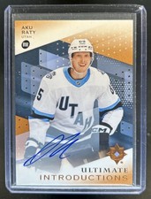 2024-25 Upper Deck Ultimate Aku Raty Introductions Auto RC #UI-AR