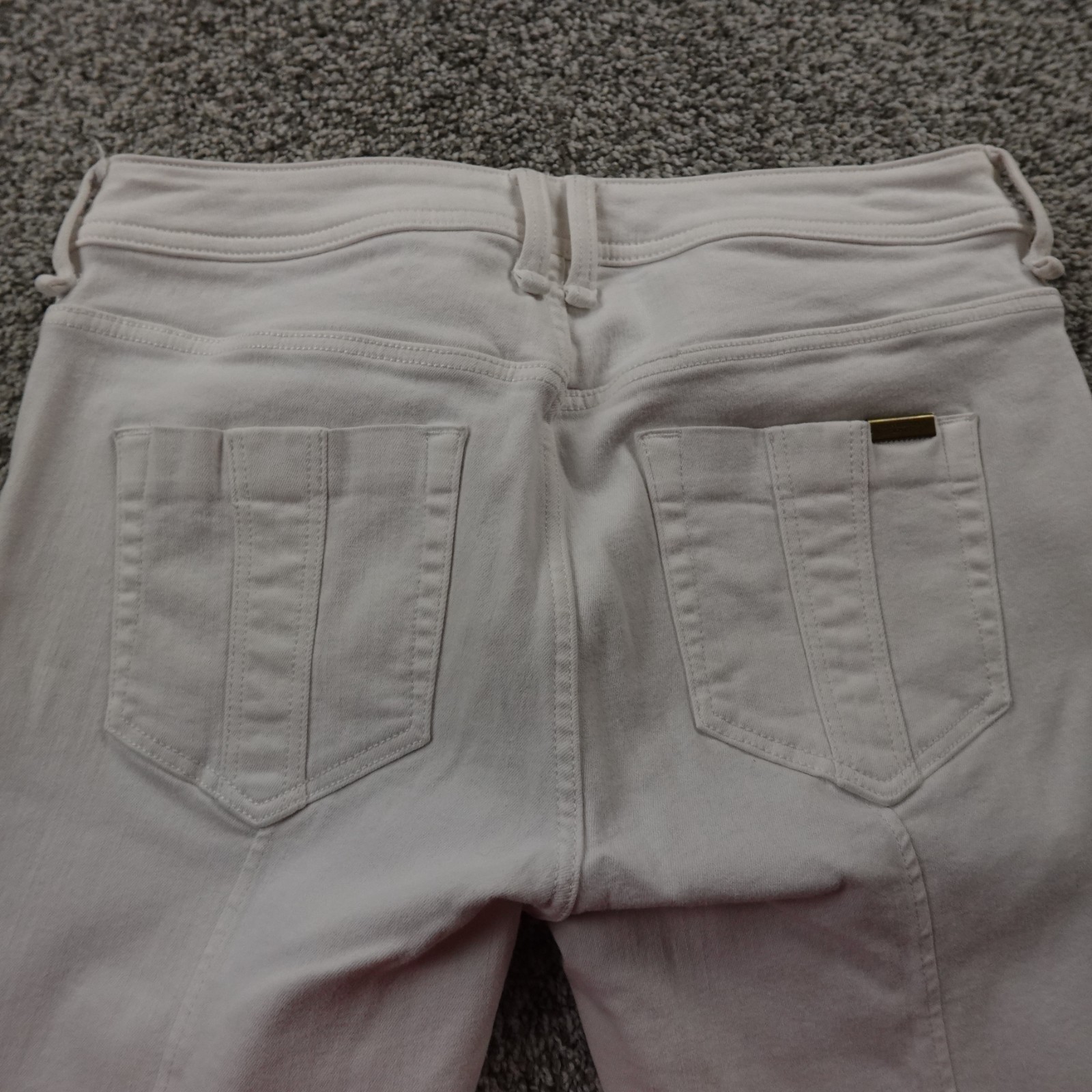 Burberry Brit Jeans Womens 29 White Denim Low Rise Westbourne Skinny Stretch thumbnail 11