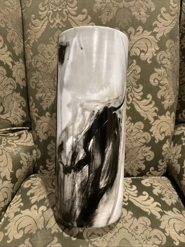 Cyan Design Stallion Vase Planter Black/White - 9872 16.25” x 6.5” - Picture 3 of 6