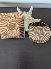 Charlotte Tilbury Beautiful Skin Sun-Kissed Glow Cream Bronzer 3 Tan Full Sz NIB