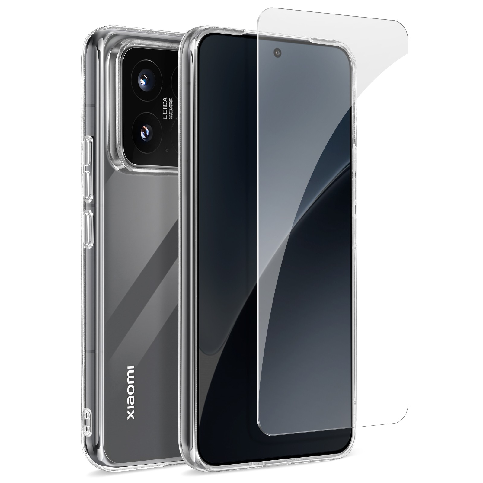 Coque Xiaomi 15 souple avec protection écran verre pour sécuriser vos déplacements urbains
