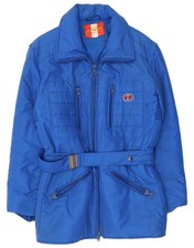 Anba of Austria Damen Wattierter Mantel IT 56 3XL Blau Polyamid AV03