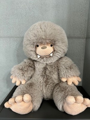 Jellycat Bo Bigfoot Brown Plush Toy 11 Inch Soft Sasquatch Companion