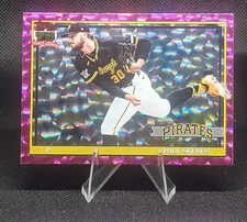 Paul Skenes-2026 Topps Series One Pink Crackle Foil #T91-50 🇺🇸 Pirates Ace 🔥