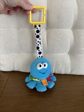 Lamaze Octopus Plush Sensory Crinkle Rattle Doll, 8" Stuffed Toy