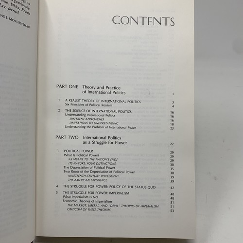 Politics Among Nations Fifth Edition by Morgenthau HC 1973 Vintage VG - Picture 13 of 16