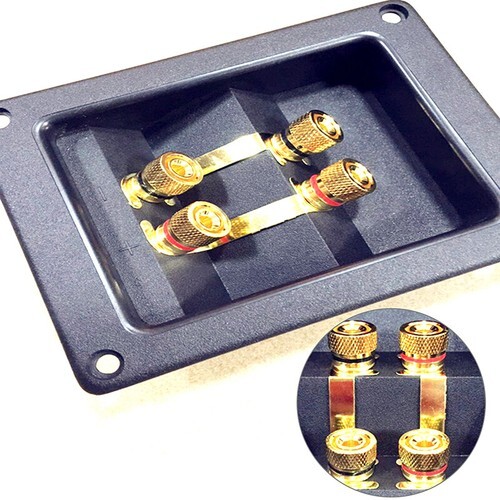 Terminal Cup Connector 266 Parts Express Gold Banana Jacks Recessed Speaker BYA - Bild 1 von 5