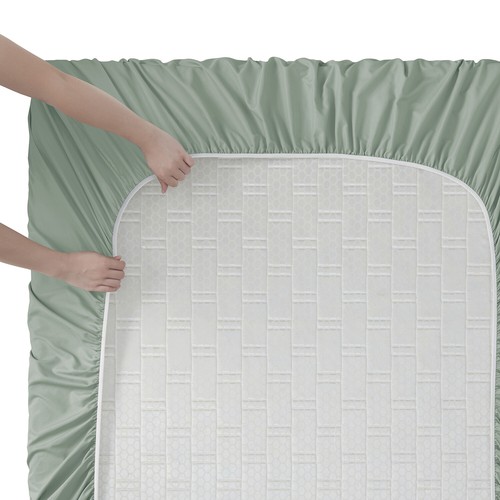 Super Deluxe 1800 Collection Hotel Quality 4 Piece Deep Pocket Bed Sheet Set - Picture 58 of 64