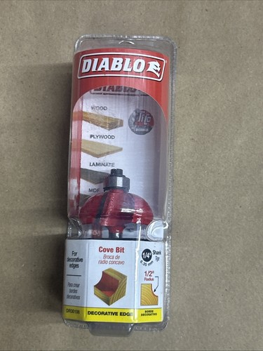 Diablo DR30106 1/2" Radius Cove Bit For Router