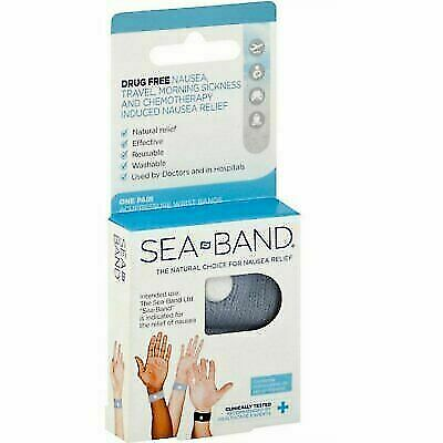#ad Sea Band 001A Acupressure Wrist Bands 1 Pair $12.00