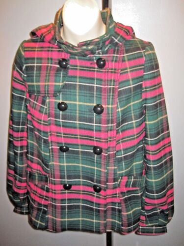 NEW H&M PLAiD TARTAN WiNTER HOODED TRENCH SKi SNOW BOARD JACKET BOMBER COAT 6 - Picture 8 of 12