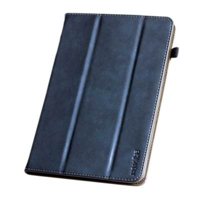 Luxus Leder Schutzhülle für Apple iPad Mini 4 Tablet Tasche Cover Case blau