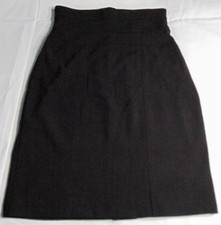 Windsor Women's Black Vintage Banded/Structured Pencil Skirt Made In USA Size S