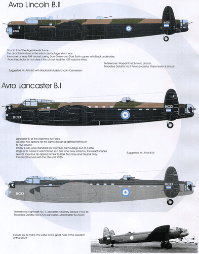 Calcomanías argentinas Avros escala 1/72 - Imagen 2 de 2