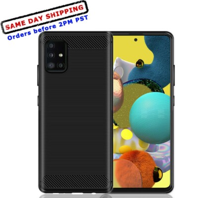 Wear-Resisting Carbon Fiber Soft Slim TPU Case for Samsung Galaxy A51 SM-A515U
