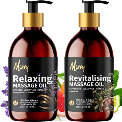 Missy Premium Relaxing Massage Oil Twin Pack