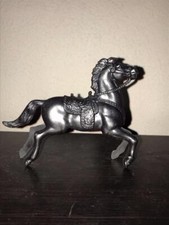 Lido Western Horse. 3" Scale. Black Plastic