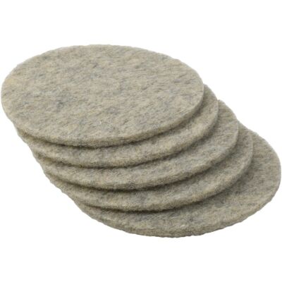 PRO SOURCE Gray Non-Abrasive Floor Burnishing Pads: 5 Pack, 20'' Diameter