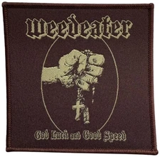 WEEDEATER - God Luck And Good Speed - 9,4 x 9,5 cm - Brown Border Patch - 169801