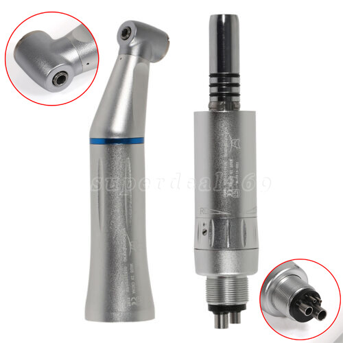 NSK Style Dental Low-Speed Straight Handpiece – 4-Hole Air Motor, 1:1 Ratio, Manual Chuck, CE & FDA Approved (K181691)