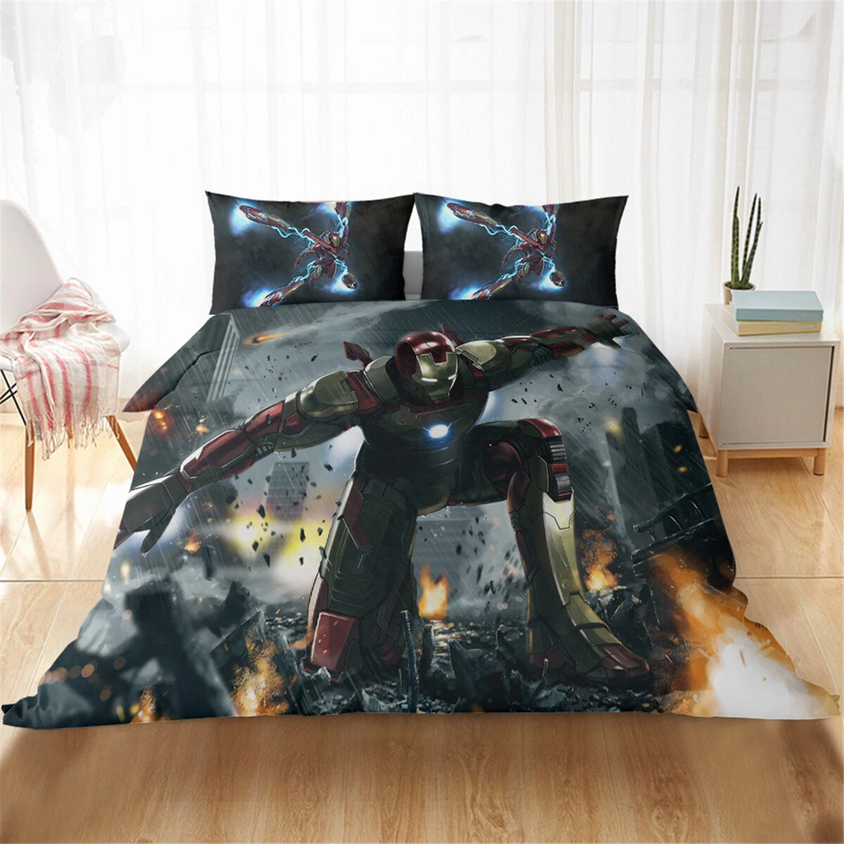 Iron Man Bedding Set, Bedroom Decoration