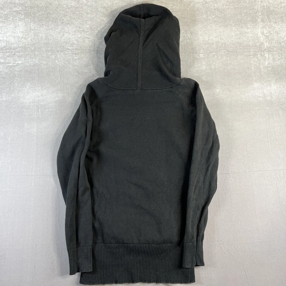 Sudadera con capucha Oakley vintage para mujer pequeña negra acanalada Gorpcore snowboard Y2K años 2000 Foto 3 de 4