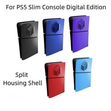 For PS5 Slim Console Digital Edition Split Housing Shell Replace Protective Case