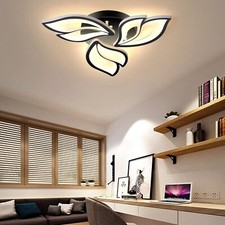 Modern Lamp LED Ceiling Light Dimmable Chandelier Lights Living Room Bedroom