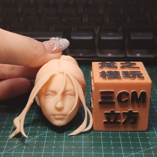 1:6 South Vietnamese female swordsman Head Sculpt For 12'' Action Figure Body - Picture 7 of 7