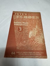 RARE Vintage 1948 Ephemera Fryes Echoes Hymn Book Baptist Music Convention No 3