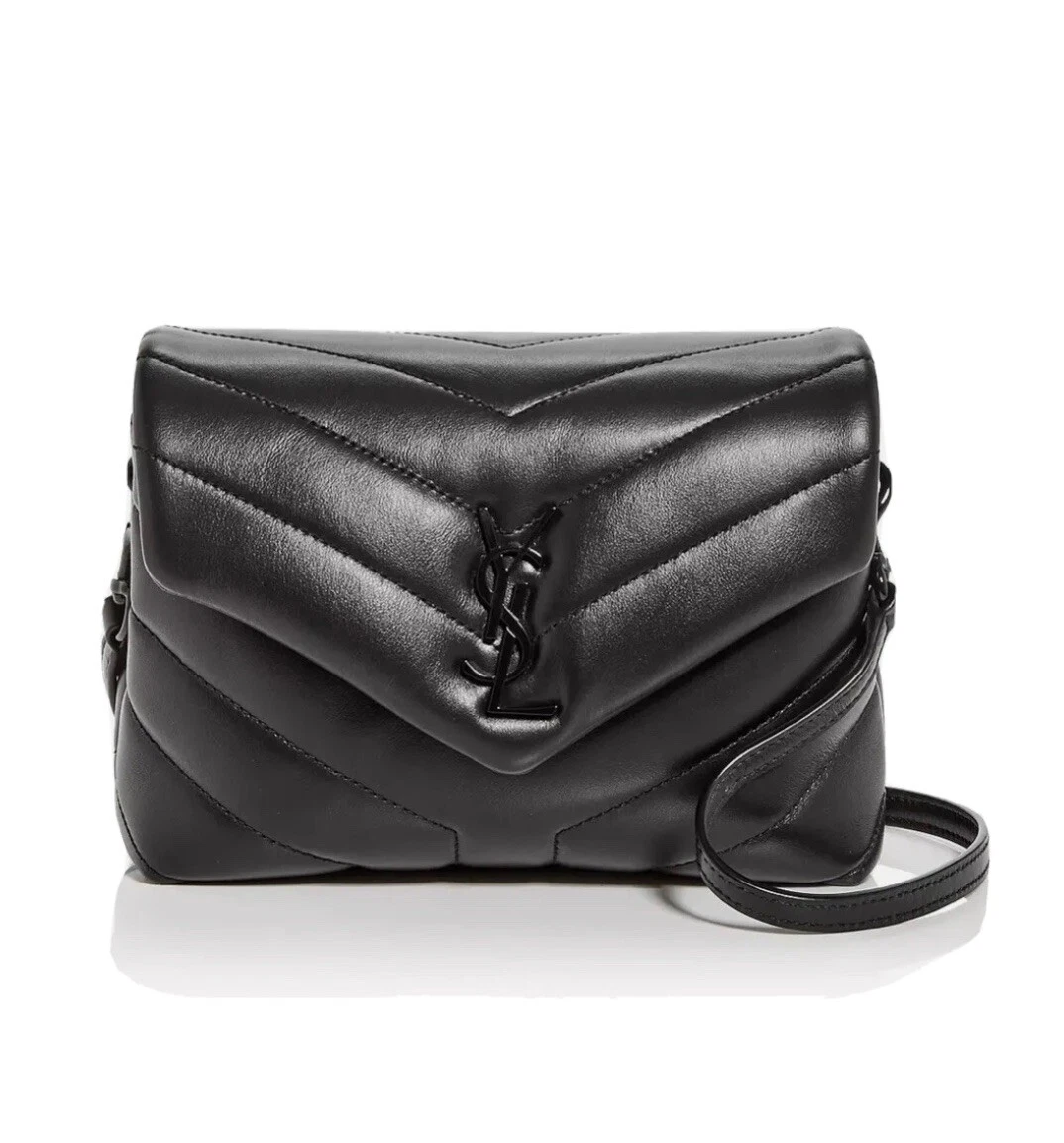 Saint Laurent - Loulou Toy Black Quilted Leather Mini Bag