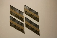 Galvanized Framing Nails Round Ring Shank 30 degree 2-3/8" 100 Qty 4 Clips